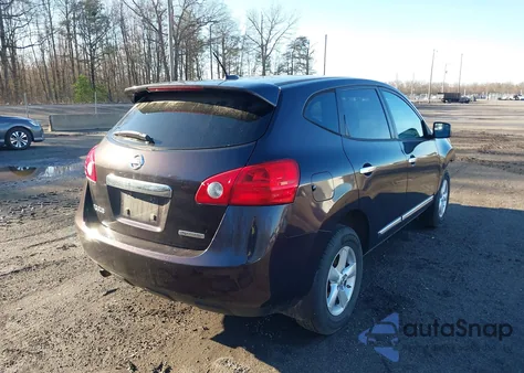 2013 Nissan Rogue S из США, поврежденный, VIN JN8AS5MT4DW554181